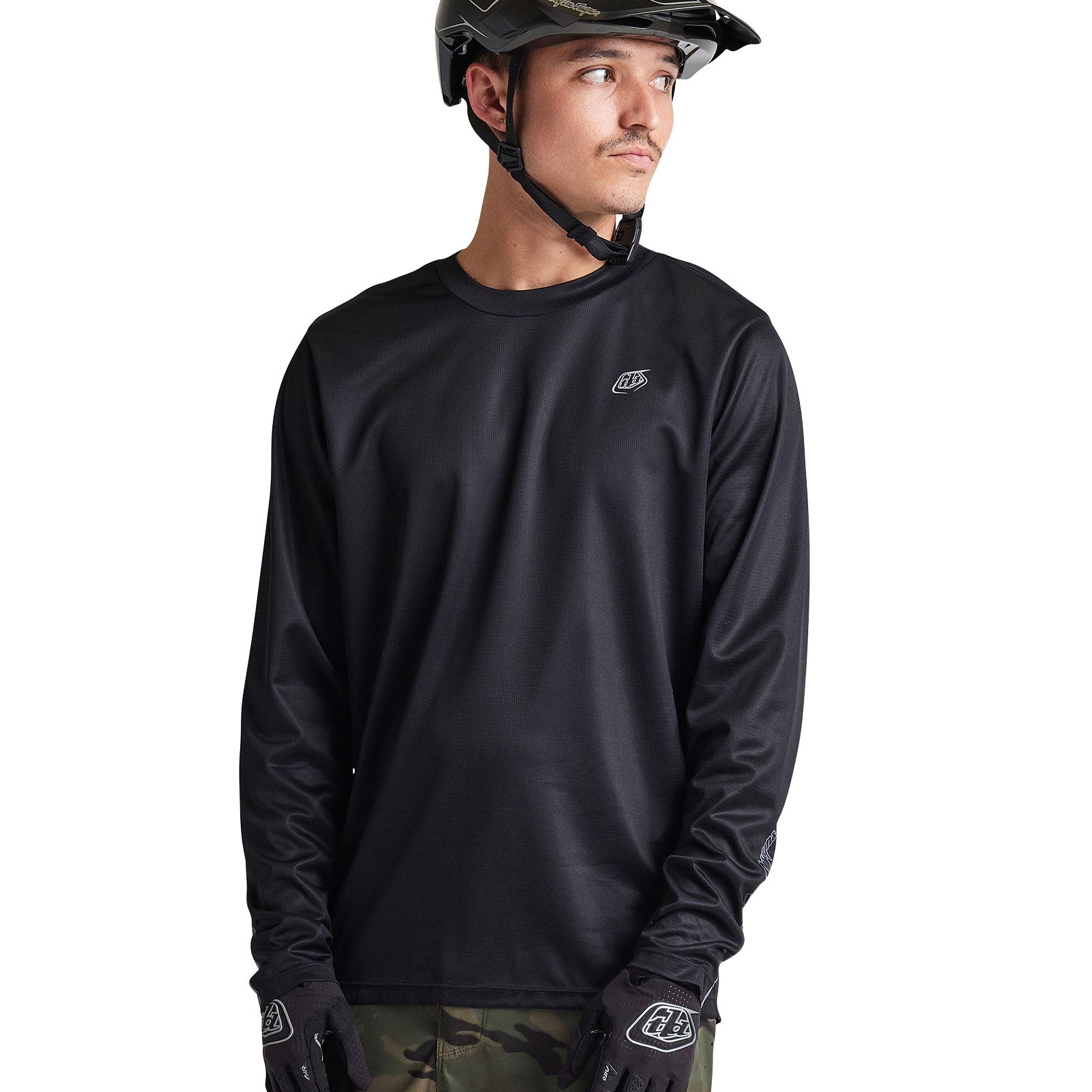 Flowline LS Jersey Solid Black - Image 6