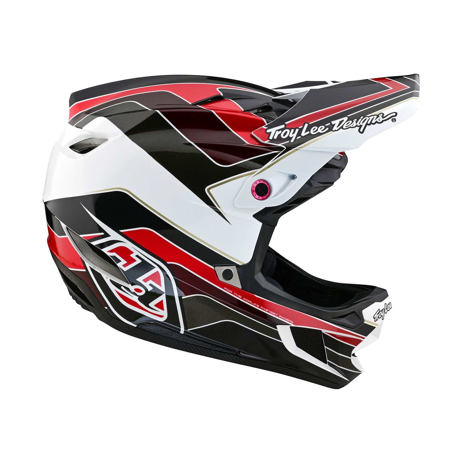 D4 Polyacrylite Helmet Block Charcoal / Red - Image 5