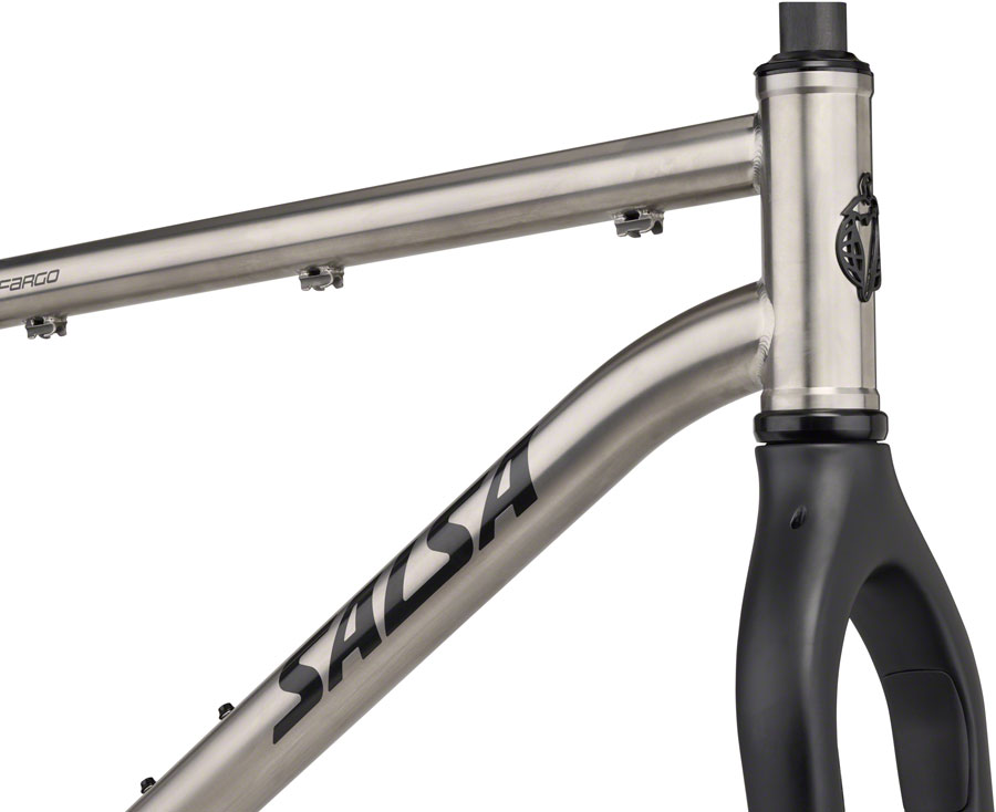 Salsa Fargo Ti Frameset - 29", Titanium, Raw - Image 2