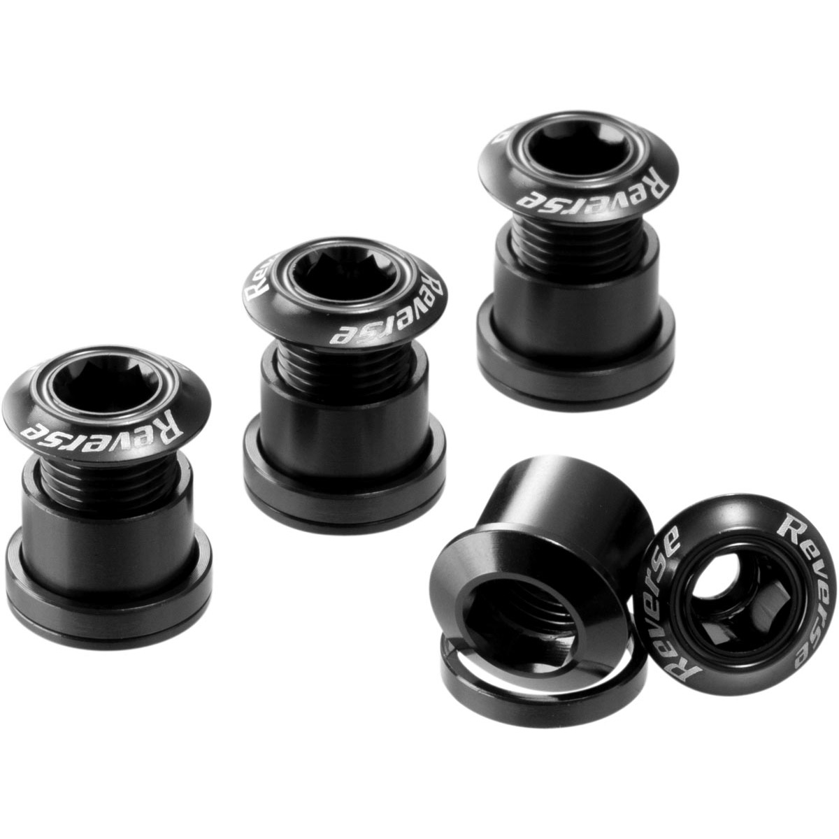 Reverse Chainring Bolt Set - 8pc