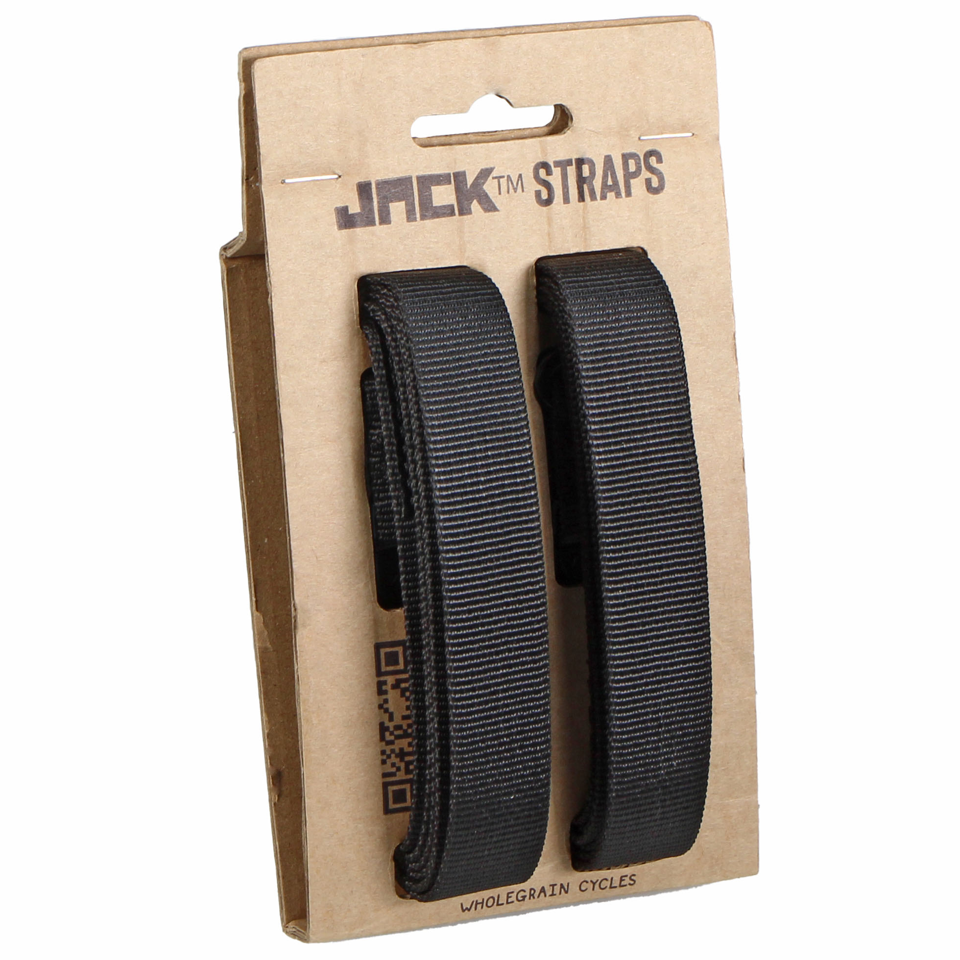 Wholegrain Cycles Stiff Straps Nylon with Buckle Black