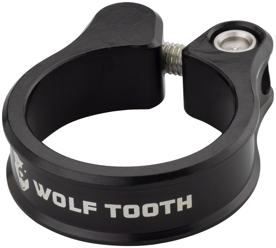 Wolf Tooth Seatpost Clamp - 28.6mm Bolt-On Black