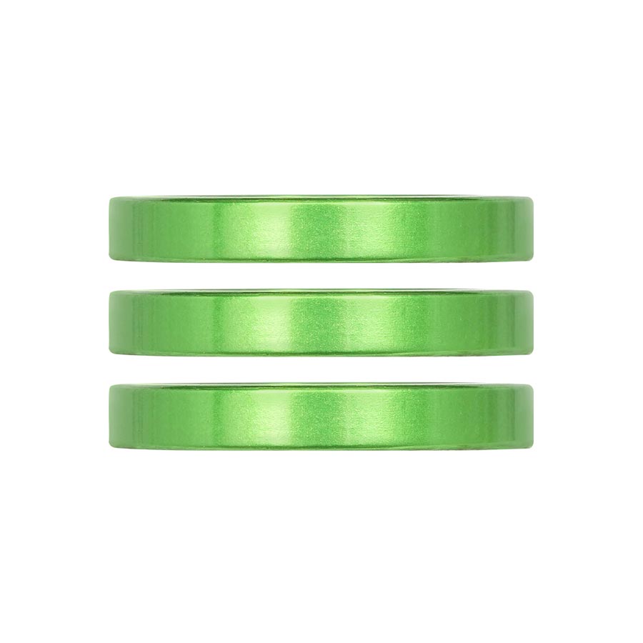 Industry Nine iRiX Headset Spacer 1-1/8'' Height: 5mm Aluminum Lime 3pcs