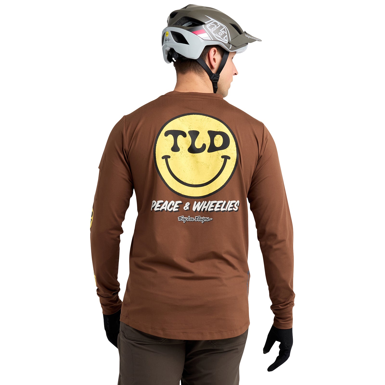 Ruckus Long Sleeve Ride Tee Wheelies Chocolate - Image 12