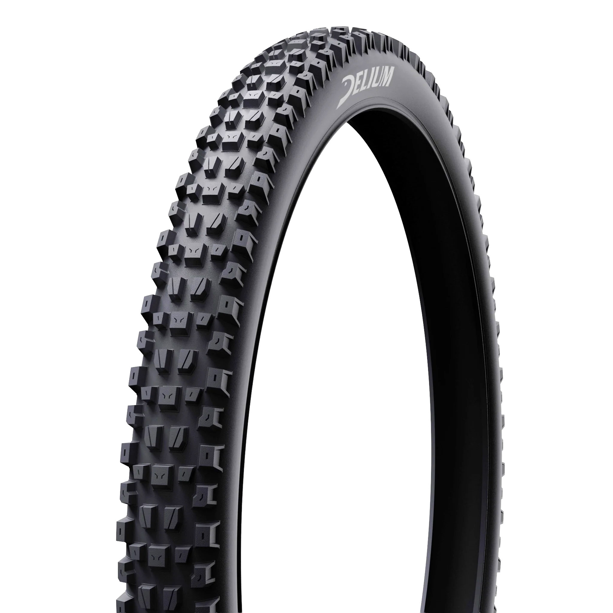 Delium Tire Rugged MTB Tire 29x2.4" Reinforced Dura+ Casing Blk