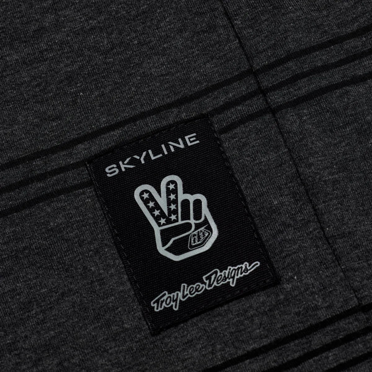 Skyline Short Sleeve Ride Tee Washed Out Dark Cloud - Image 3