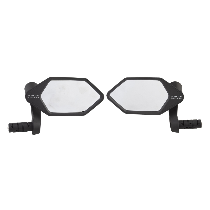 Sunlite High Impact eHD Bar End Mirror Bar End Black Pair