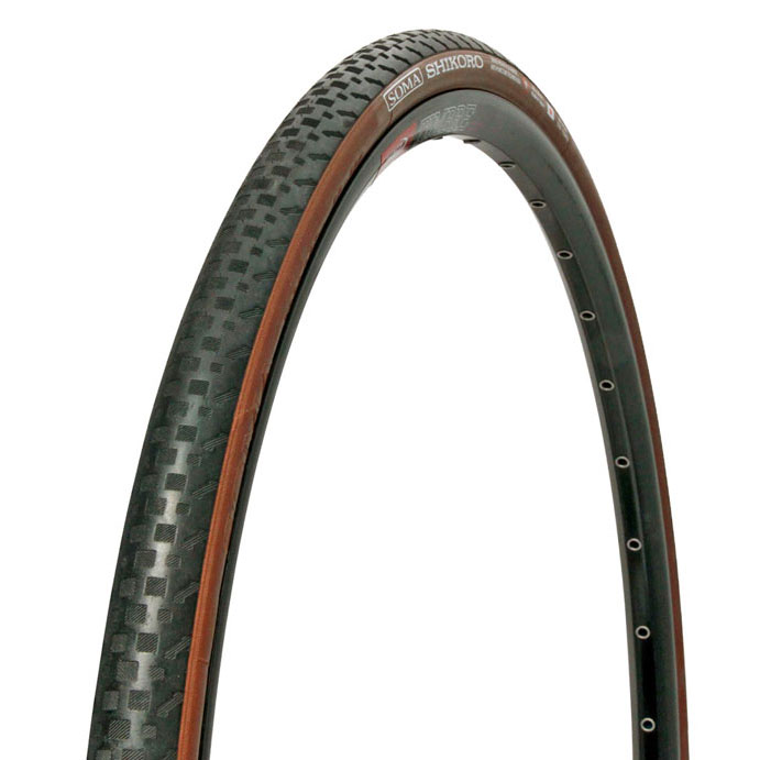 Soma Shikoro 700c Tire - Black/Brown