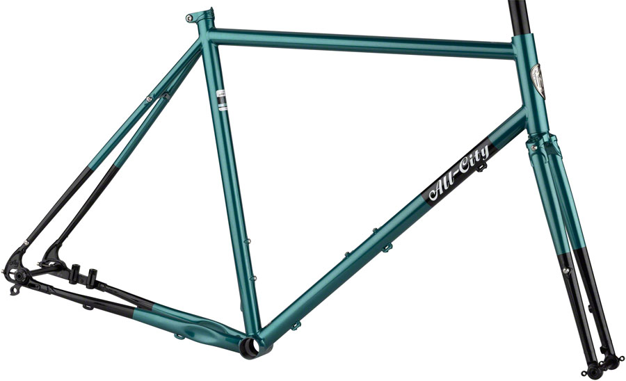 All-City Super Professional Frameset - 700c / 650b Steel Night Jade 55cm