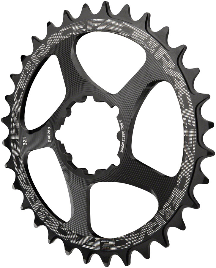 RaceFace Narrow Wide Chainring: Direct Mount 3-Bolt Compatible Black - Image 5