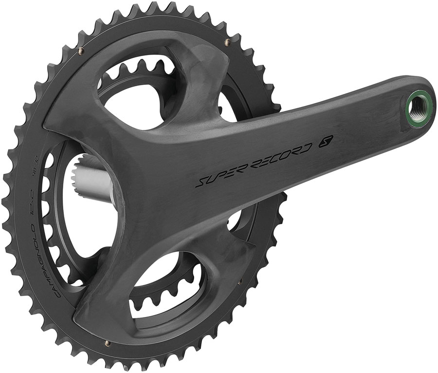 Campagnolo Super Record S Wireless Crankset - 165mm 12-Speed Campy 121/88 Asym BCD Ultra Torque Spindle Carbon - Image 2