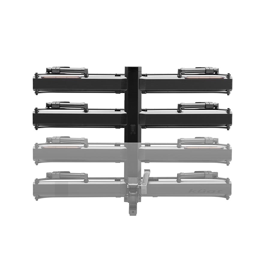 Piston Pro X Hitch Bike Rack Add-On - LED Lights 4-Pin Plug Kashima Coat Galaxy Gray