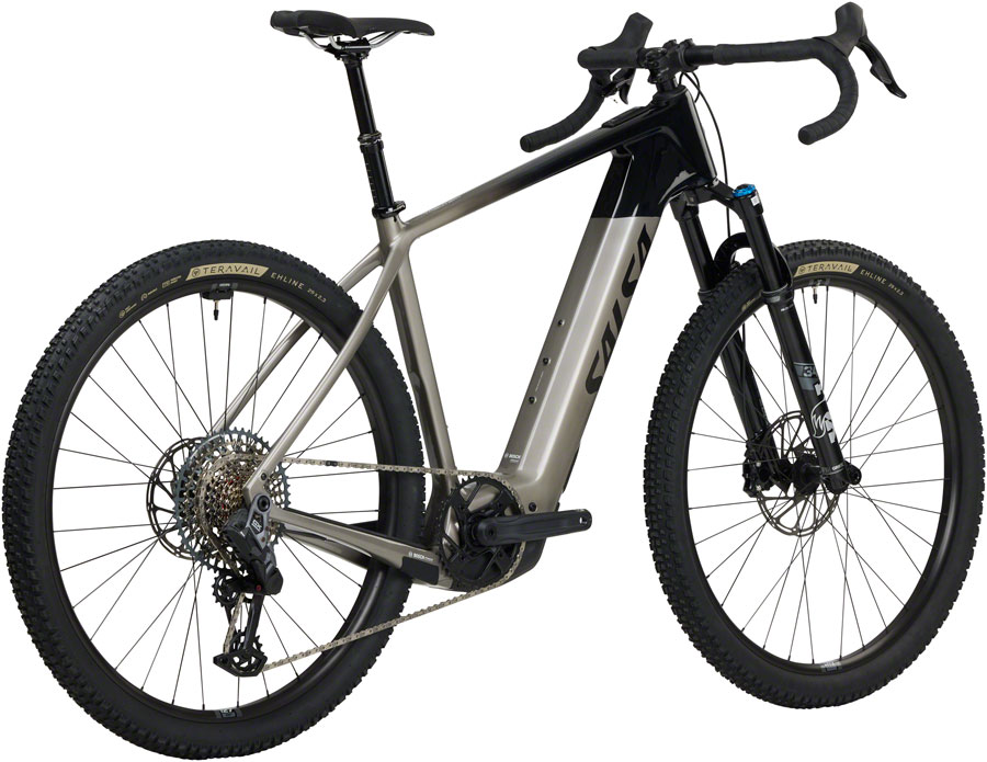 Salsa Tributary C Rival GX AXS Transmission SUS Ebike - 29", Carbon, Charcoal/Black - Image 4
