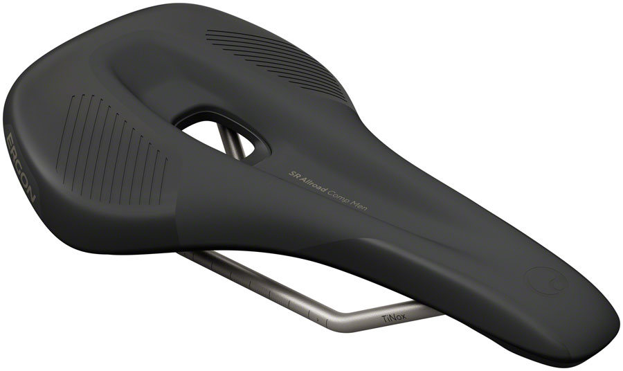 Ergon SR Allroad Comp Saddle - TiNox SL, Black, Men's variant 2