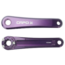 Leonardi Capo Crank Arms 175mm - Purple (Spindle Separate) 