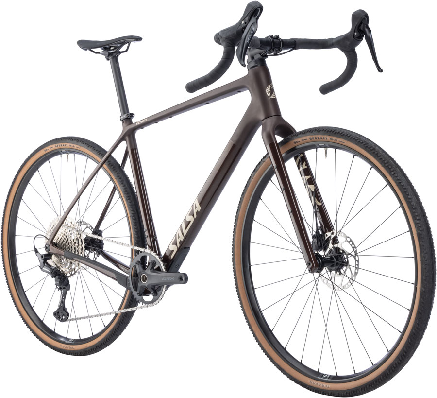 Salsa Flyway C GRX 610 12 Bike - 700c Carbon Dark Umber - Image 2