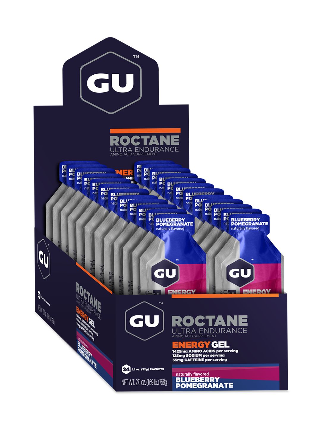 Supplement GU Roctane Blueberry Pomegranate 24 Pack