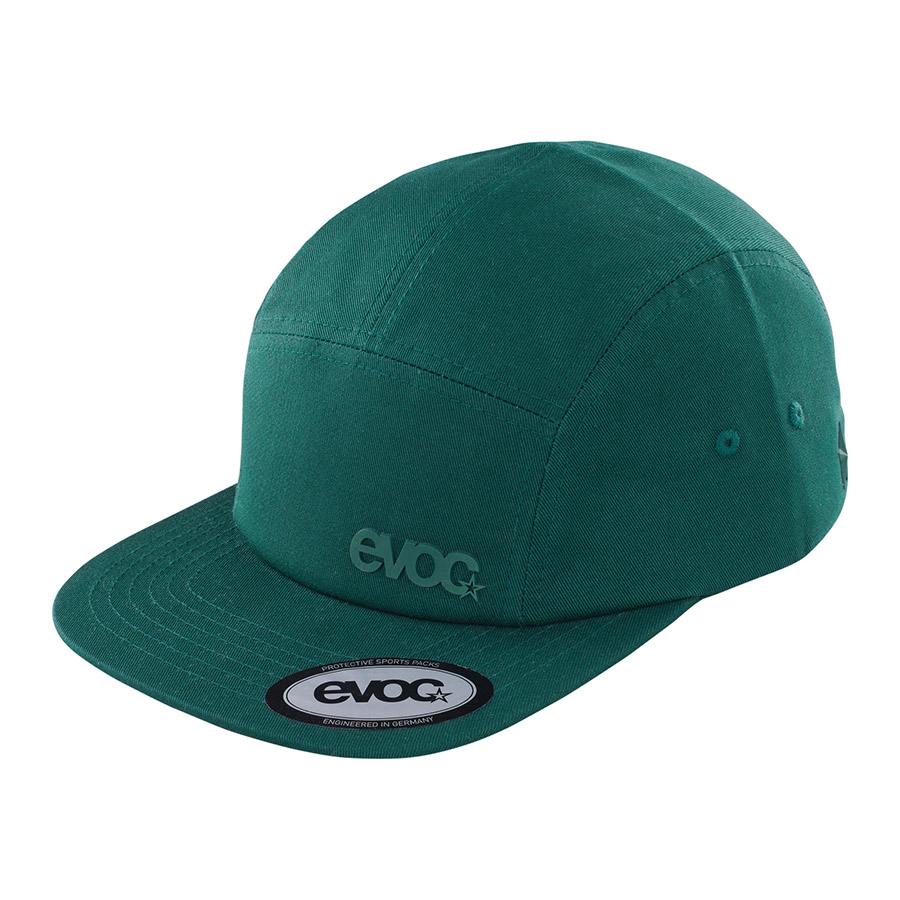 EVOC Five Panel Cap Bottle Green