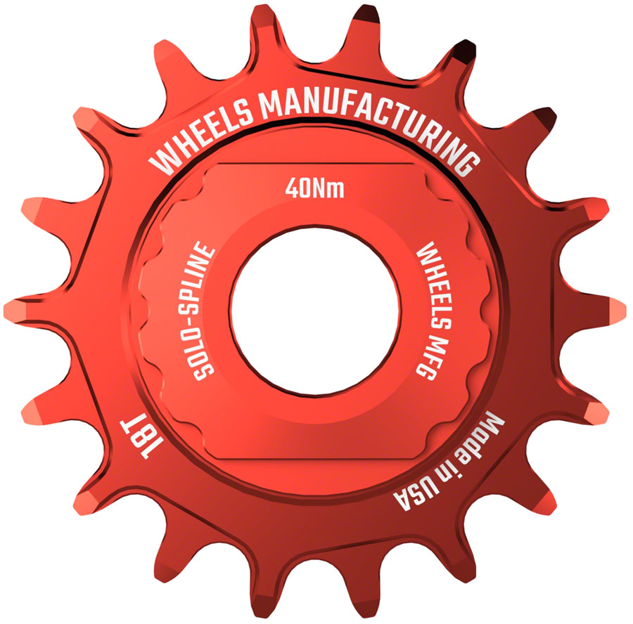 Wheels Manufacturing SOLO-SPLINE Micro Spline Single Speed Conversion Kit - 18t For Shimano Micro Spline Hub Bodies - Image 7