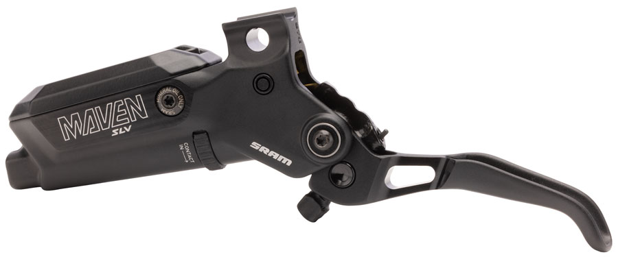 SRAM Maven Silver Disc Brake Lever Assembly - Aluminum Lever Blade Gloss BLK Ano B1 SRAM Maven Silver Disc Brake Lever Assembly - Aluminum Lever Blade Gloss BLK Ano B1