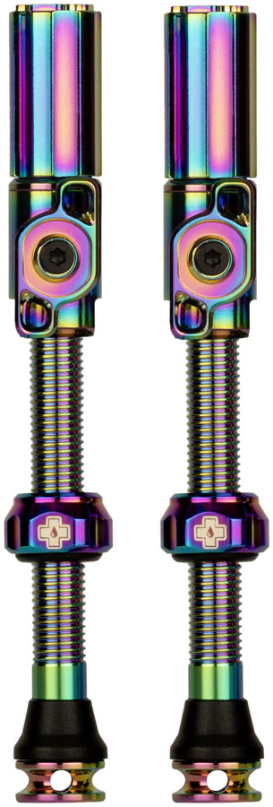 Muc-Off Big Bore Hyrid Tubeless Valve Stems - Large 45mm Iridescent