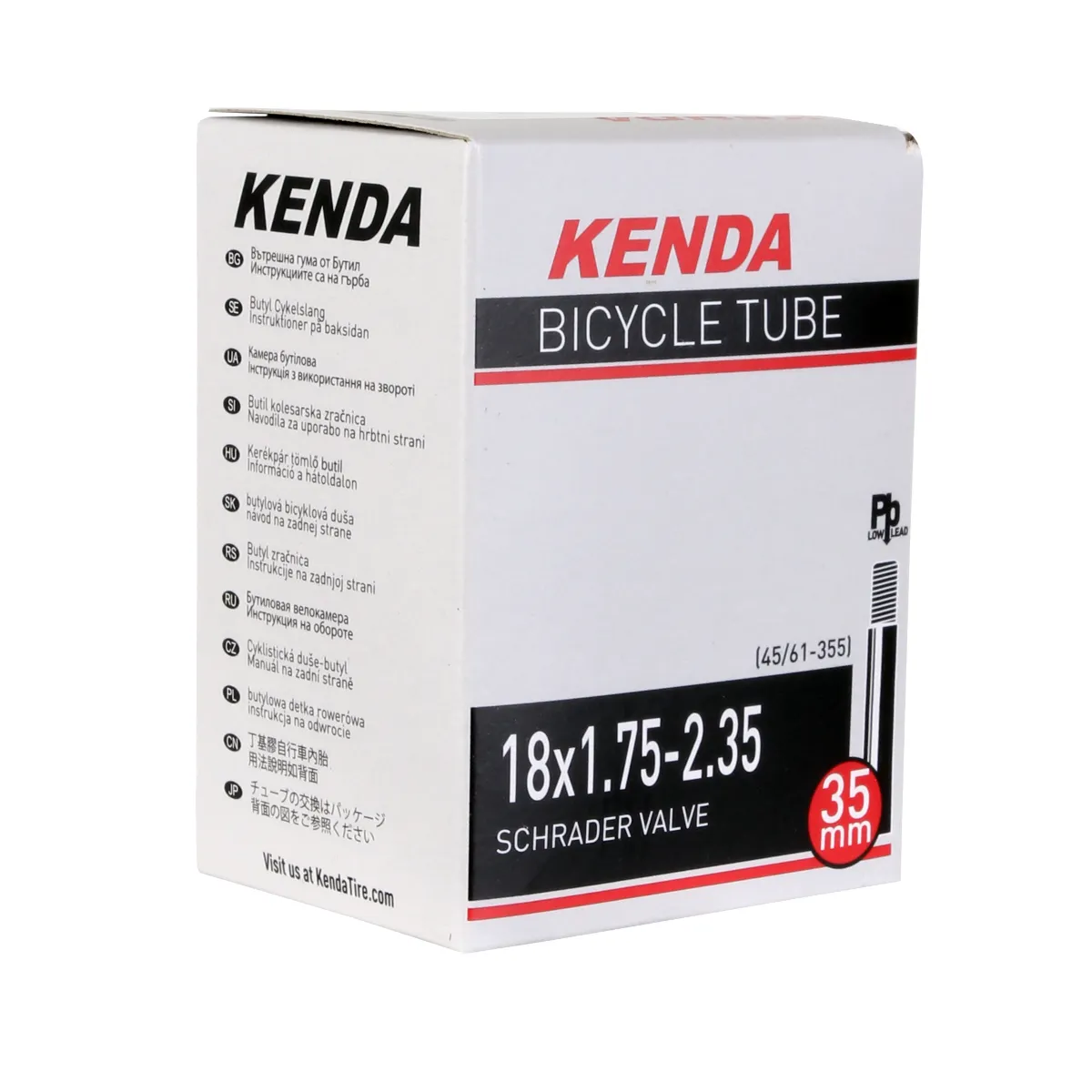 Kenda Butyl-LL Tube 18 x 1.75-2.35" SV Each