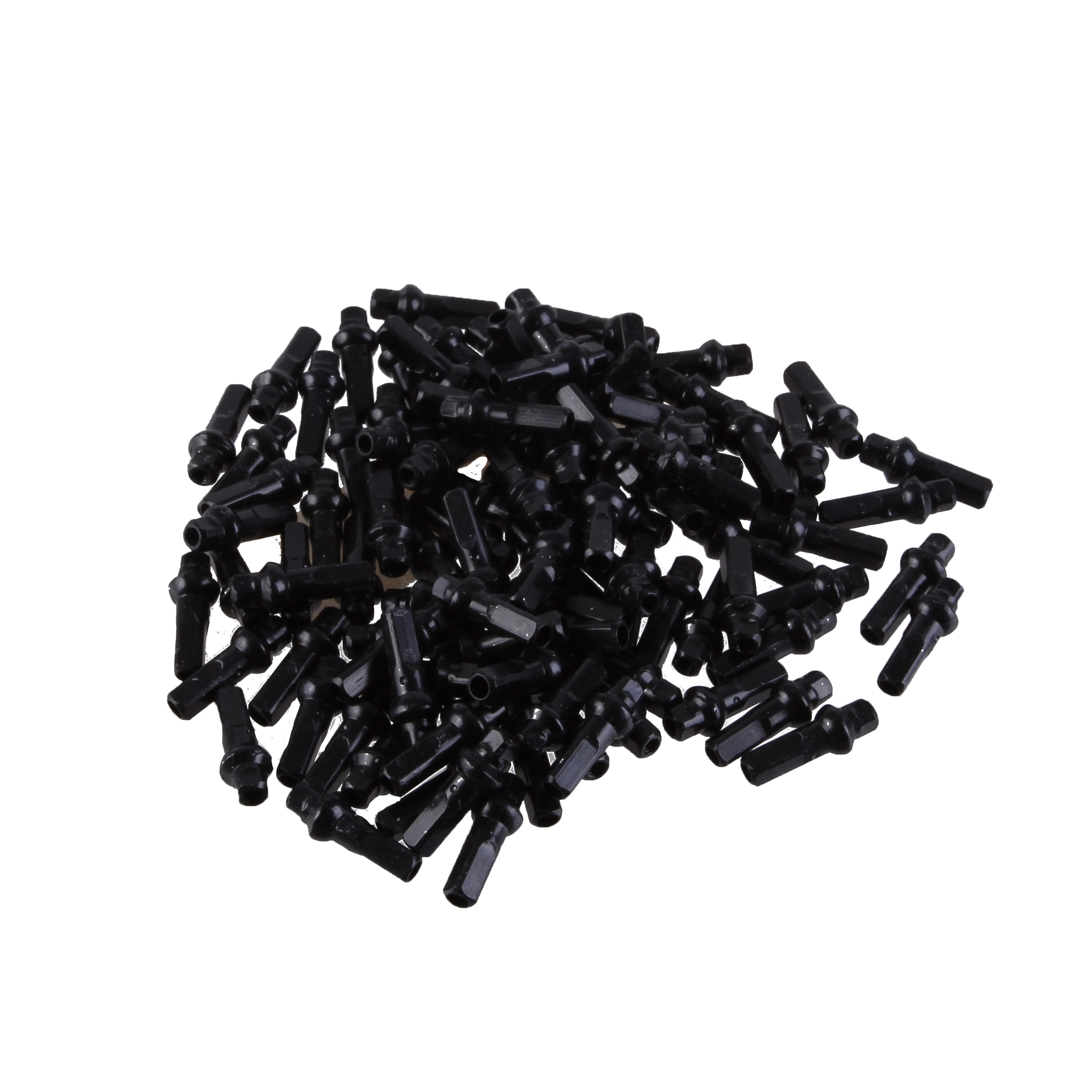 Sapim Double Square SL Alloy Nipple 14g/16mm Black 100/Ct Sapim Double Square SL Alloy Nipple 14g/16mm Black 100/Ct