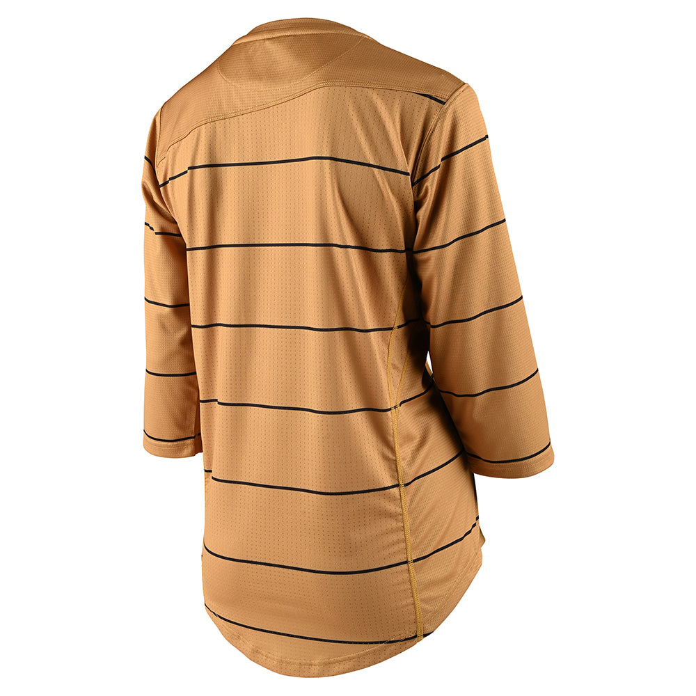 Womens Mischief Jersey Pinstripe Honey - Image 3