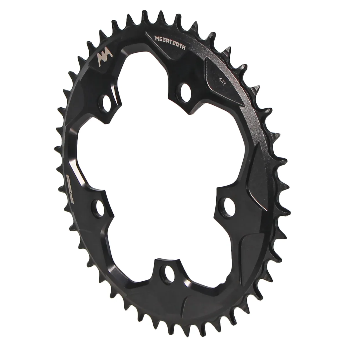 Full Speed Ahead Super Road Megatooth Chainring - 110mm BCD 5-Bolt Aluminum For 1x11-Speed BLK variant 2