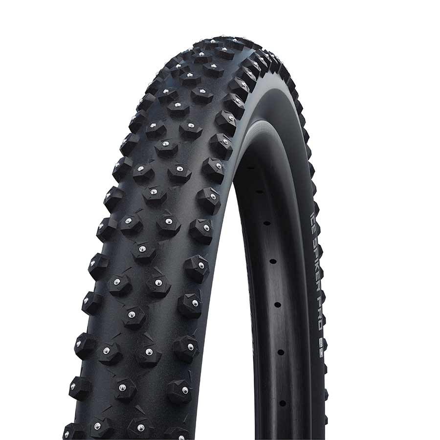 Schwalbe Ice Spiker Pro Tire 27.5''x2.25 Folding Clincher Winter DD Raceguard 67TPI Black