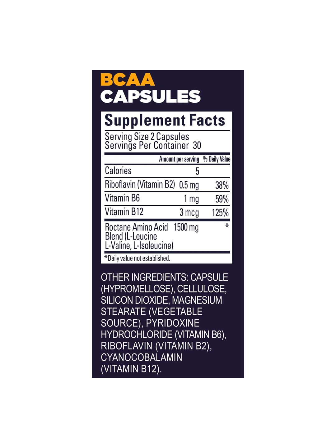 GU BCAA Capsules Bottle of 60 - Image 2