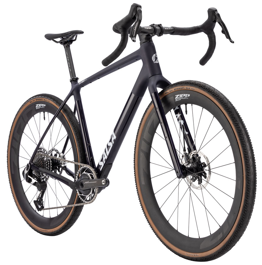 Salsa Flyway C DLX RED XPLR AXS 13 Bike - 700c Carbon Midnight - Image 2