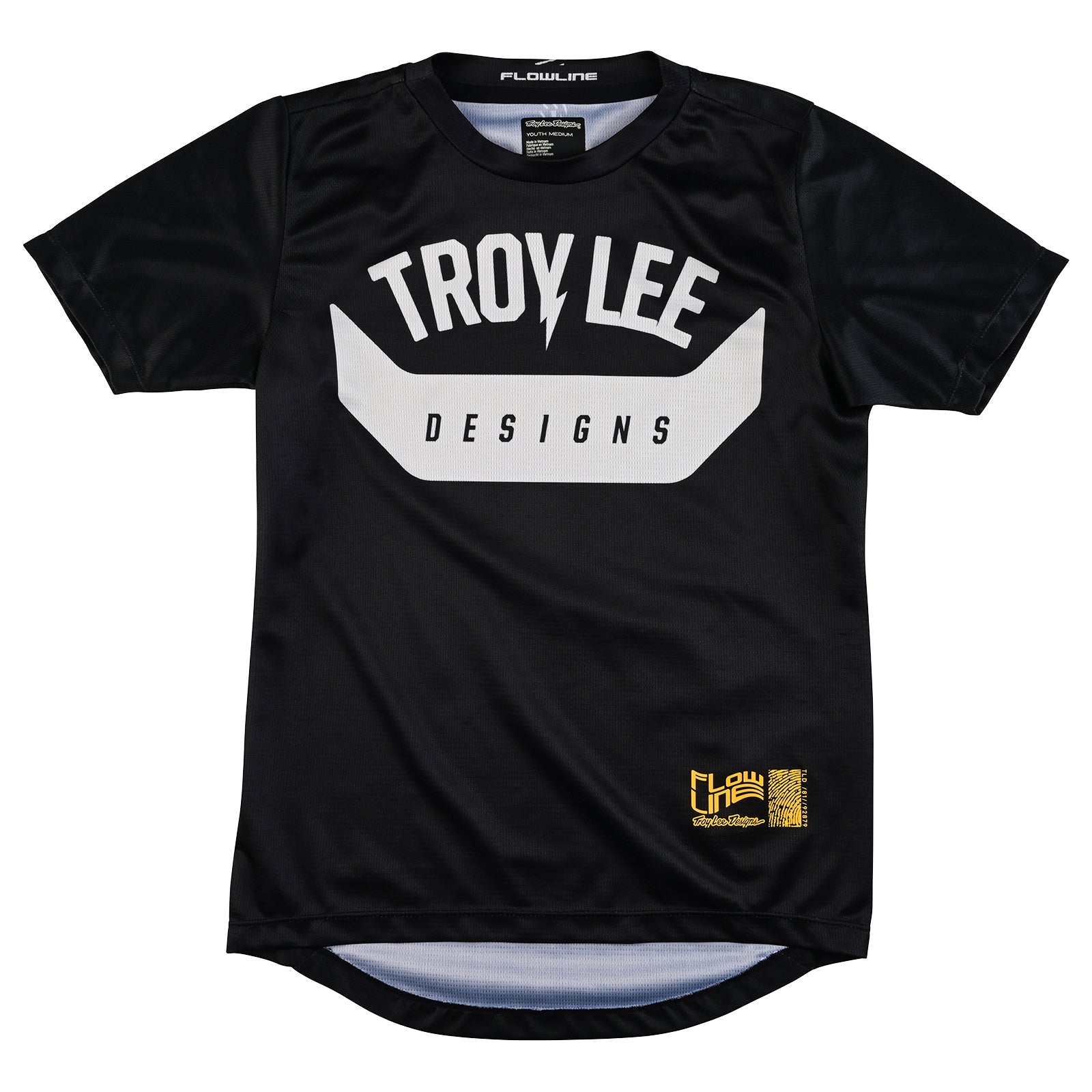 Youth Flowline SS Jersey Aircore Black Youth Flowline SS Jersey Aircore Black