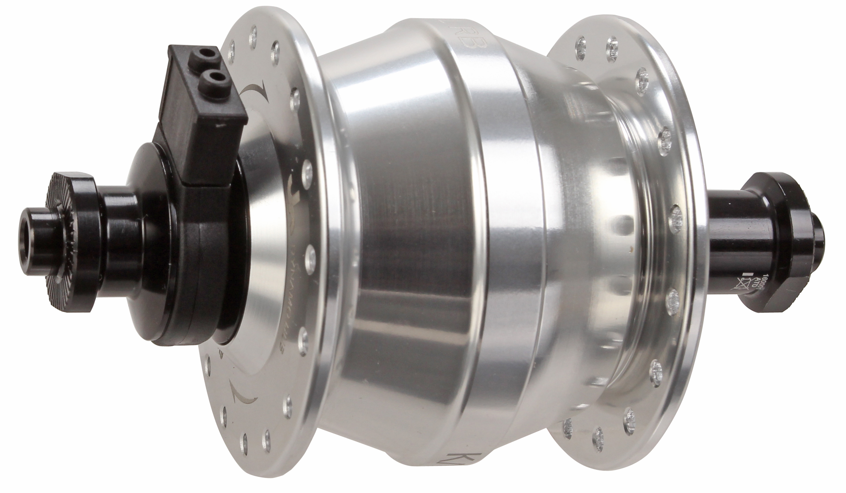 Kasai Dynacoil RB F Q/R Hub 9x100mm 32h - Silver