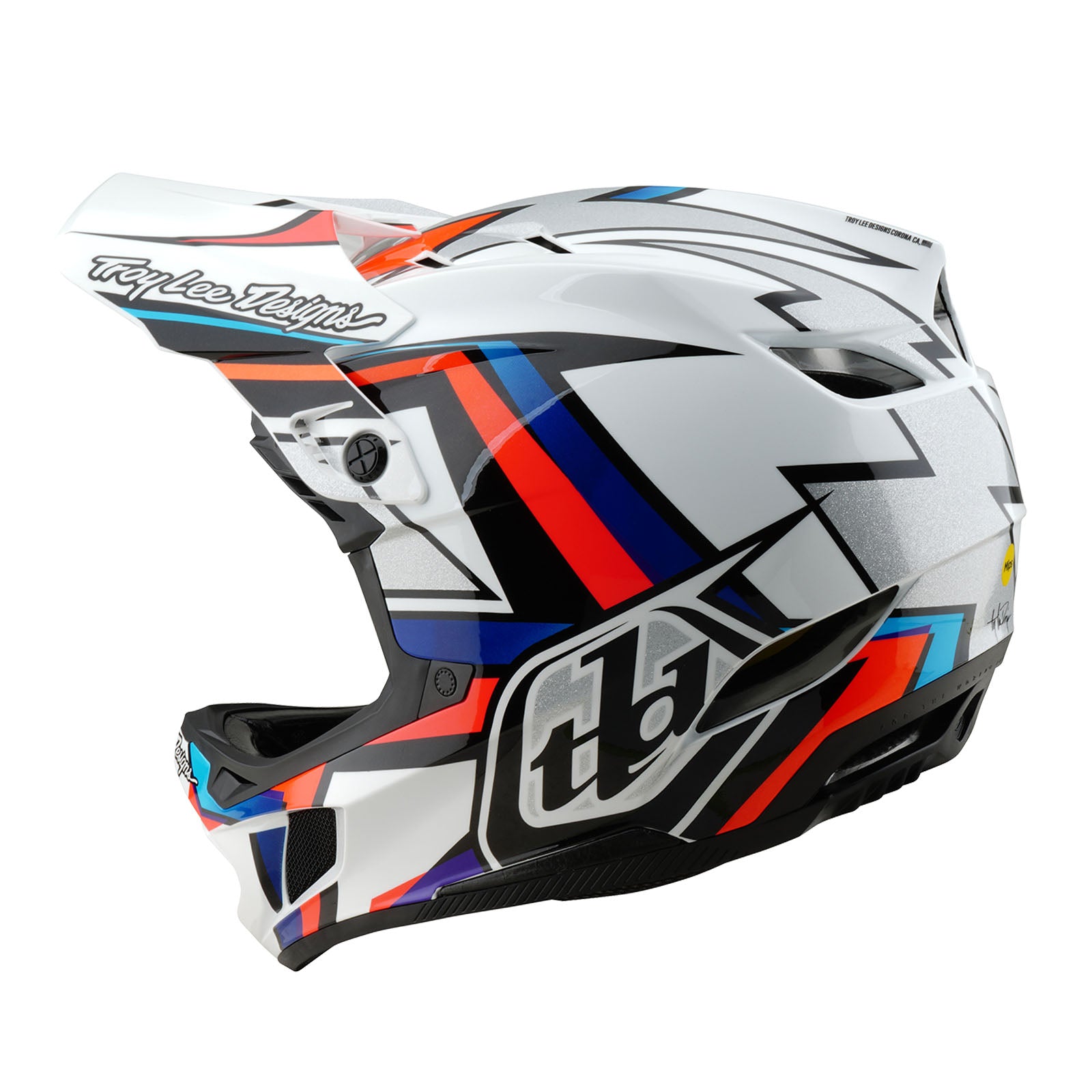 D4 Composite Helmet Frames White / Silver - Image 2