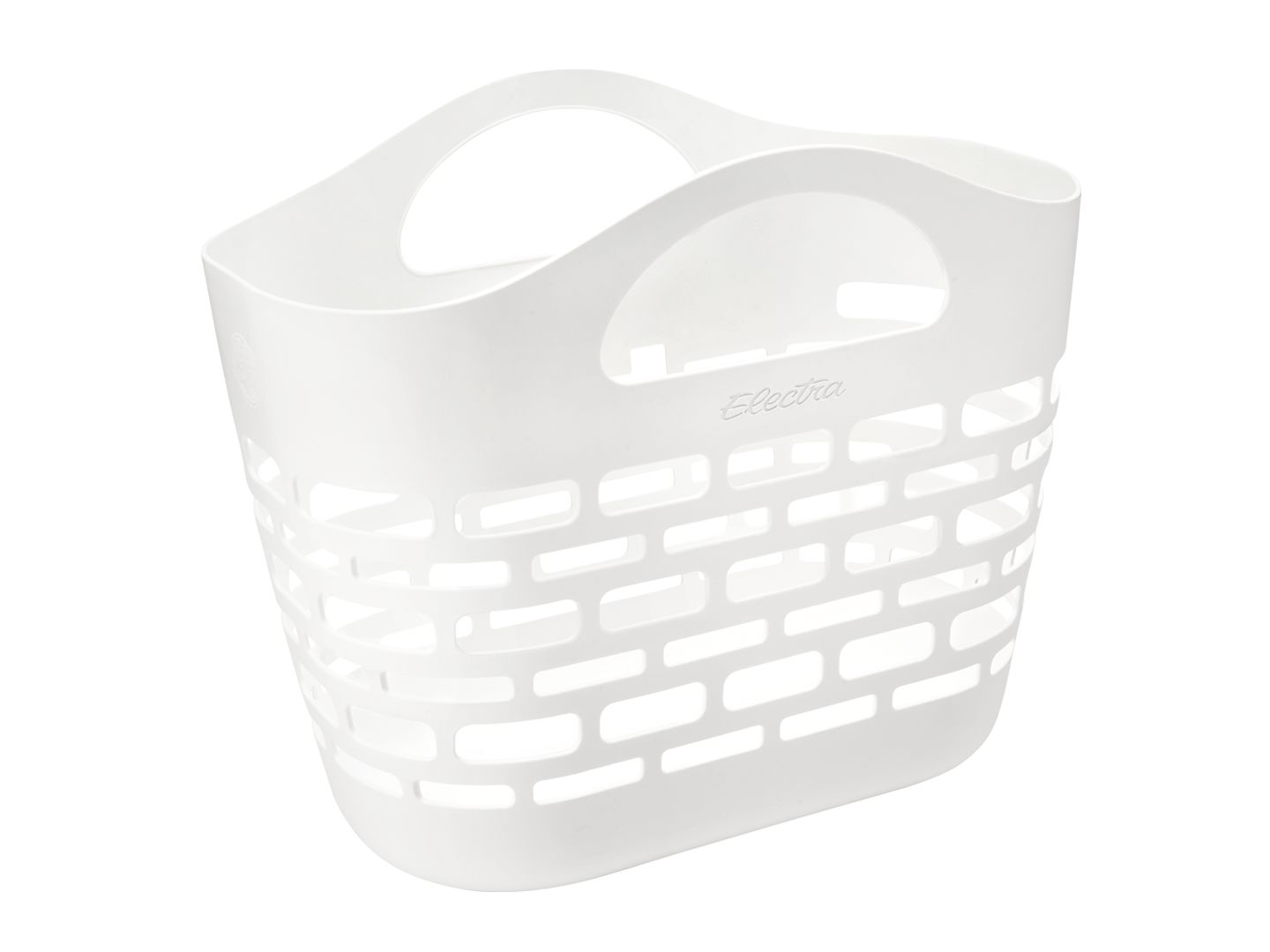 Electra Plasket Recycled Ocean Plastic Shell White Basket