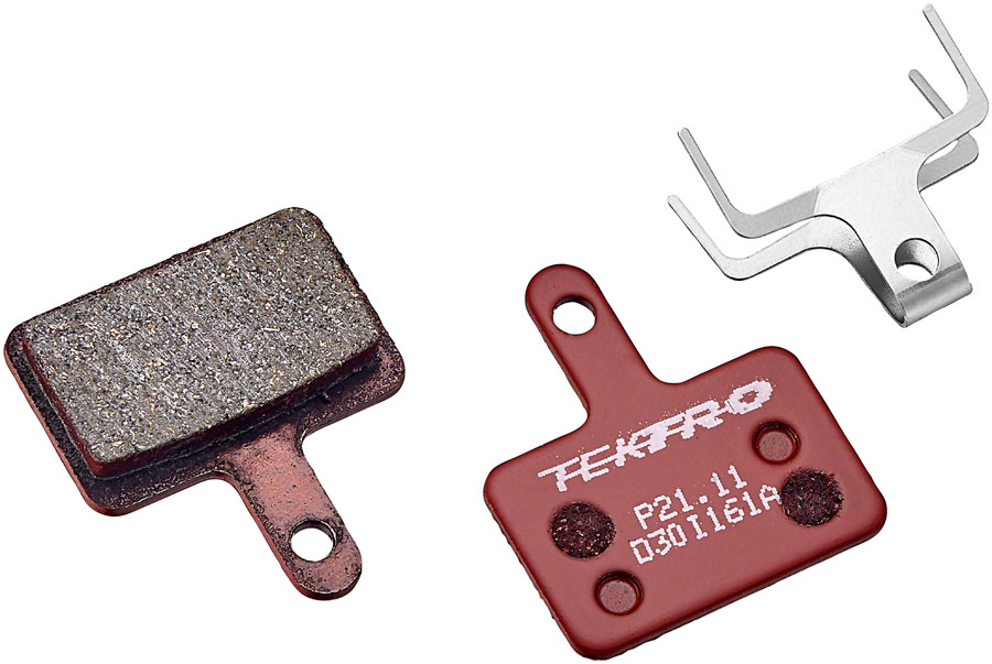 Tektro P21.11 Disc Brake Pads - Overall Balanced Compound 5mm Thickness For 2-Piston Brake Caliper