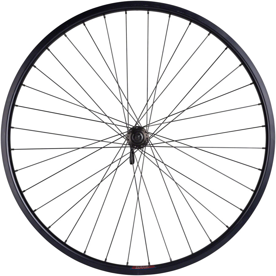 Quality Wheels Value HD Series Disc Front Wheel - QR x 100mm, Center-Lock, Black - Image 8