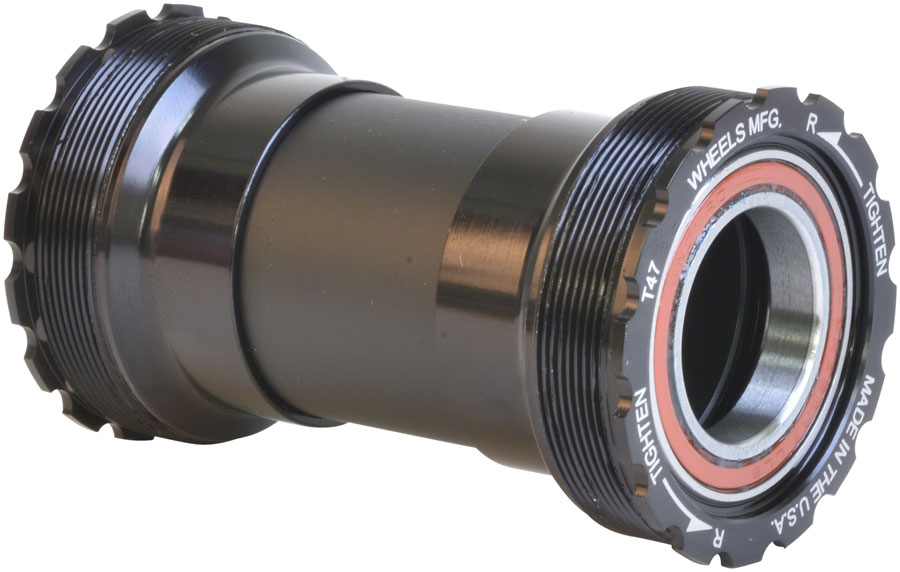 Wheels Manufacturing T47 Inboard Bottom Bracket Angular Contact Bearings 22/24mm SRAM/GXP Spindles