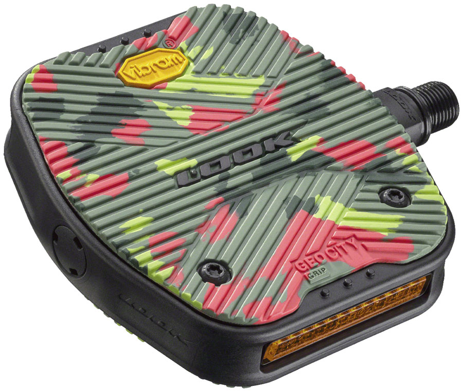 LOOK Geo City Grip Pedals - Platform 9/16" Lime variant 3