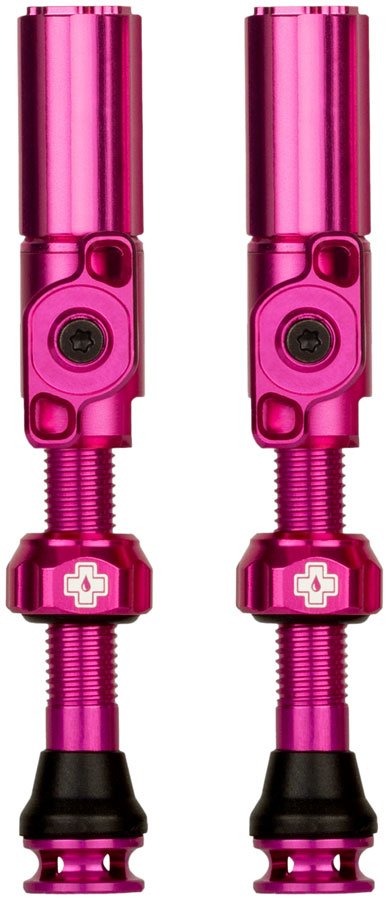 Muc-Off Big Bore Hyrid Tubeless Valve Stems - Medium 35mm Pink