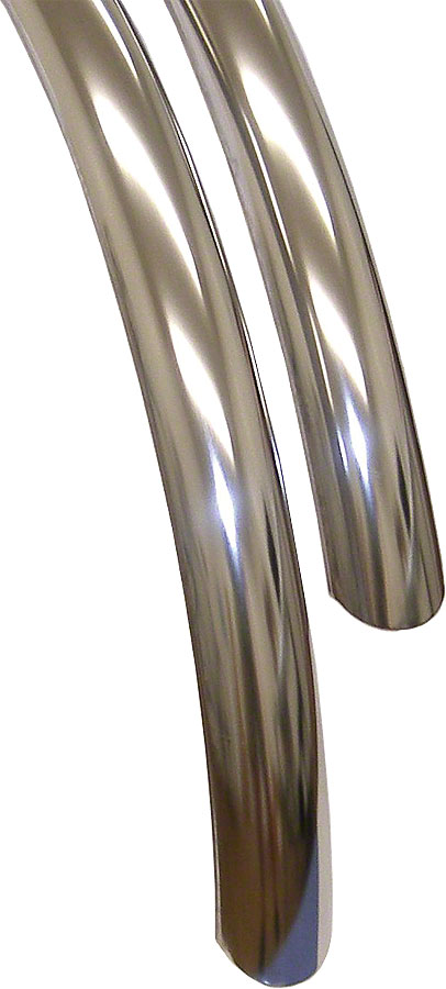 Velo Orange Stainless Steel 700c x 45 Fender Set Stainless Steel 700c x 25-35