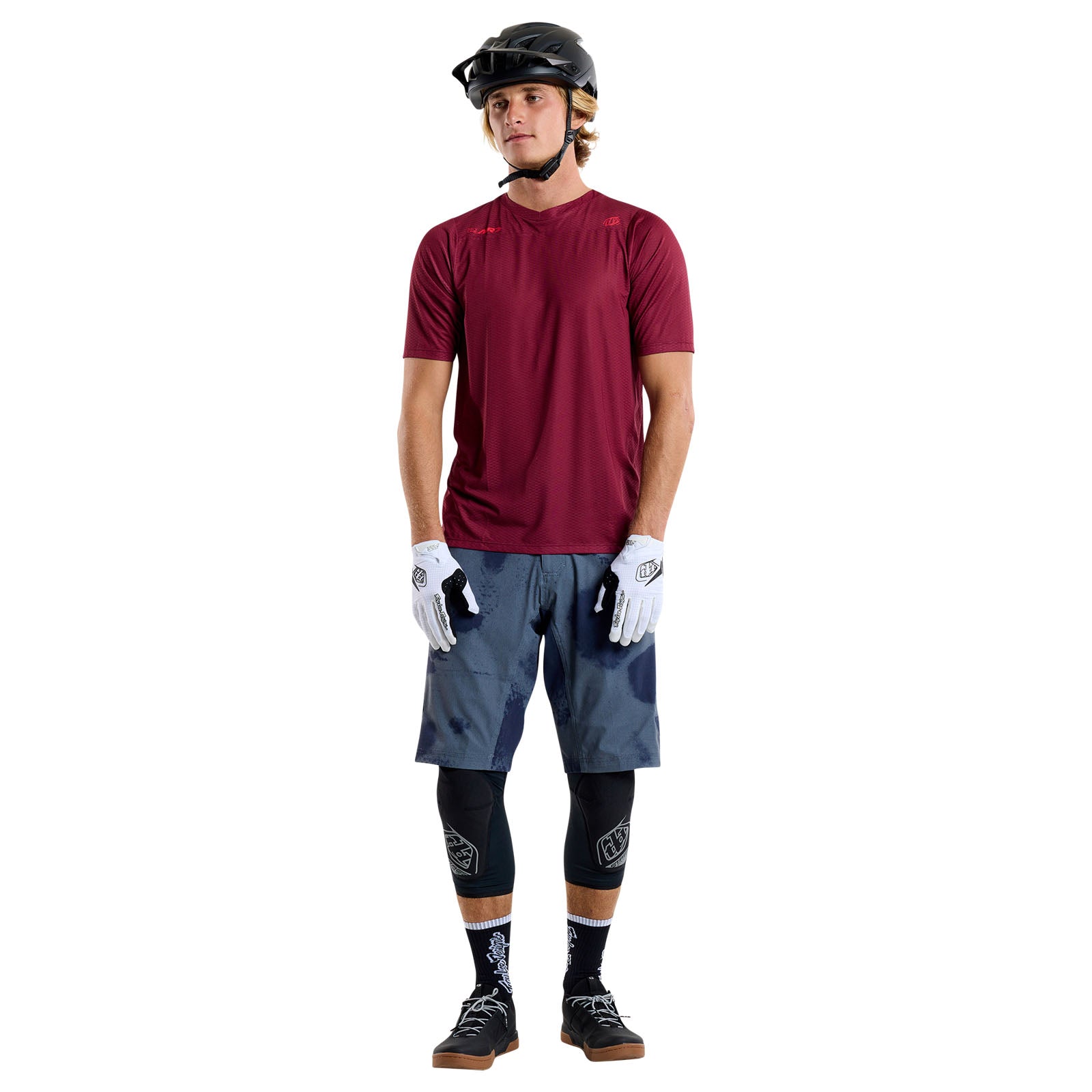 Skyline Air Short Sleeve Jersey Mono Oxblood - Image 6
