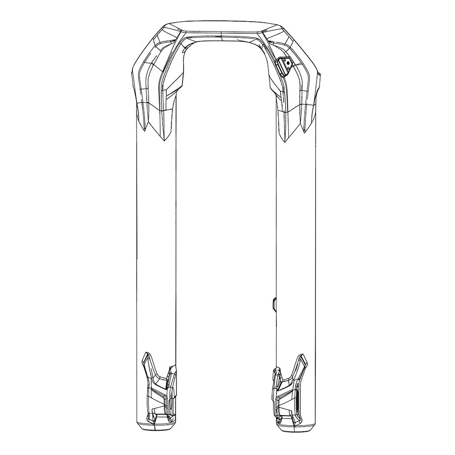 RockShox Lower Leg for BoXXer 200 DFB C1 27.5" 11.4018.095.001