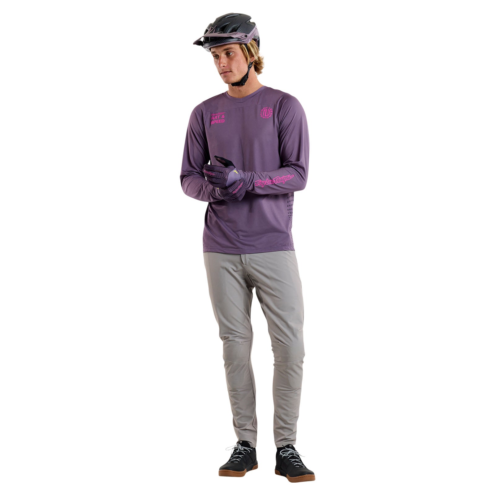 Skyline Long Sleeve Jersey Radioscape Deep Purp - Image 7