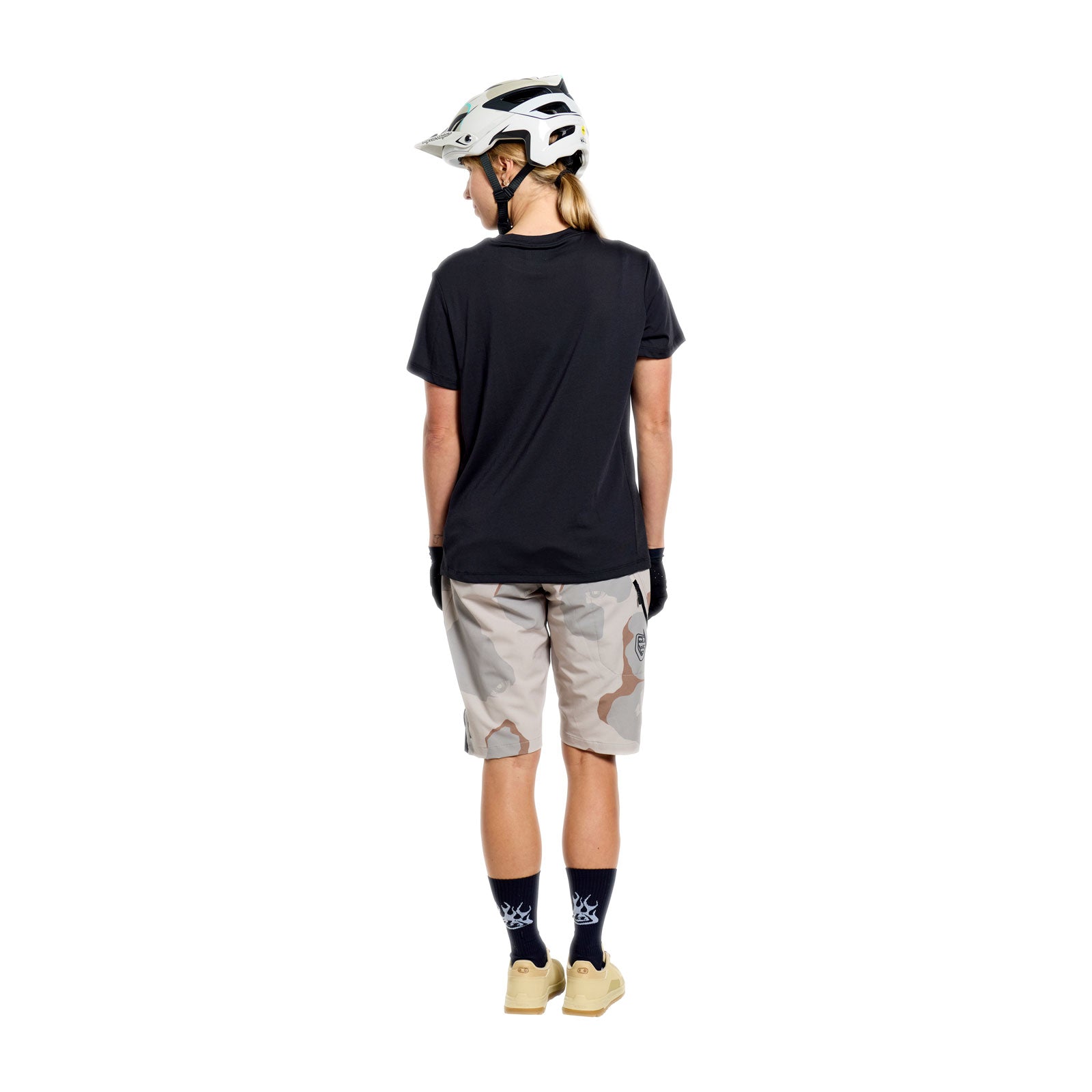 Womens Lilium Ride SS Tee Signature Black - Image 10