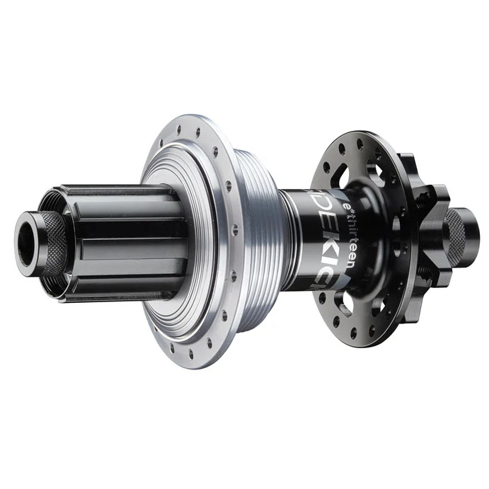 e*thirteen Sidekick Rear Hub - Black/Silver variant 3
