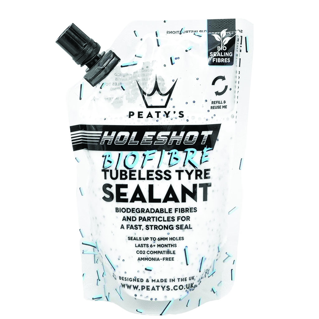 Peaty's Holeshot BioFibre Tubeless Tire Sealant Peaty's Holeshot BioFibre Tubeless Tire Sealant