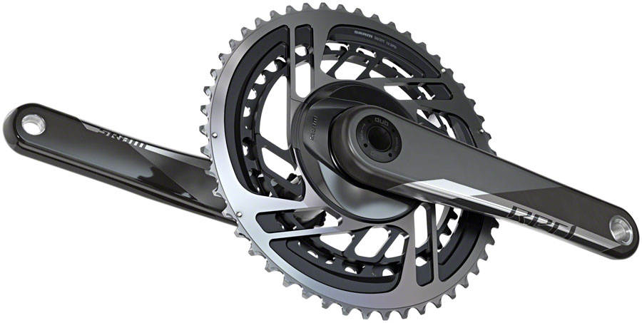 SRAM RED AXS Crankset - 12 Speed Direct Mount DUB Spindle Interface Natural Carbon - Image 2