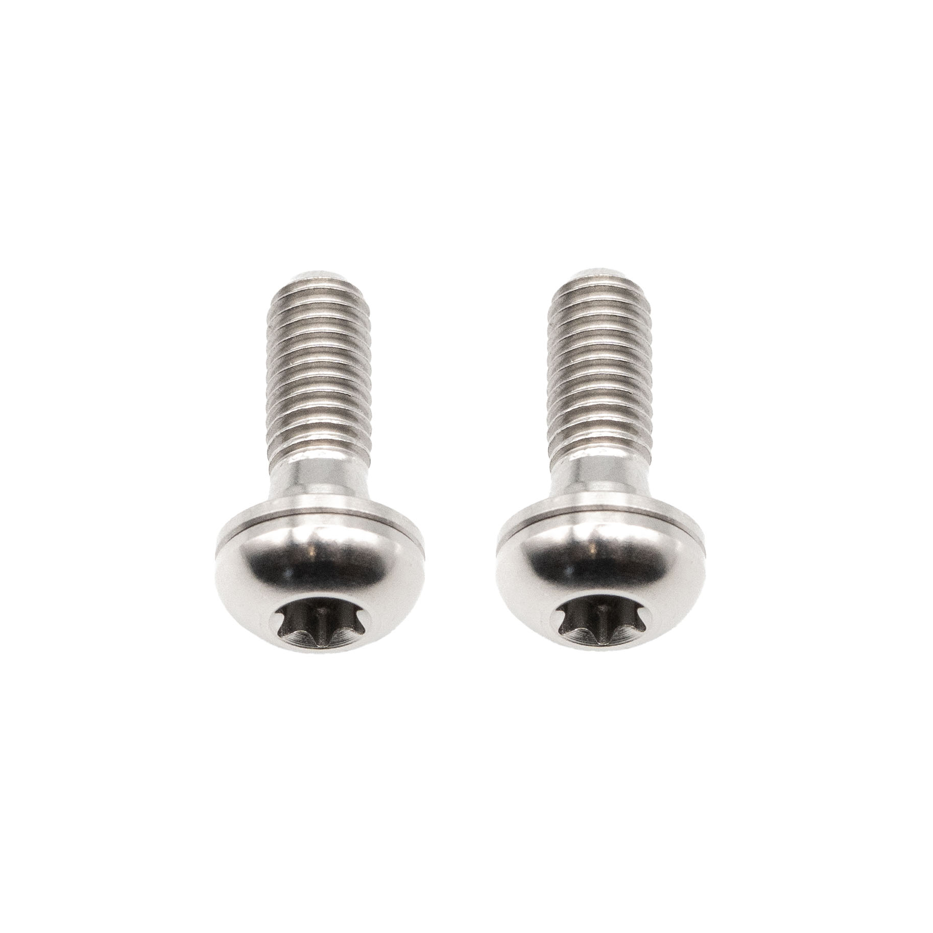 Better Bolts Titanium Flat Mount Bolt Kit 15mm Silver 2/Count